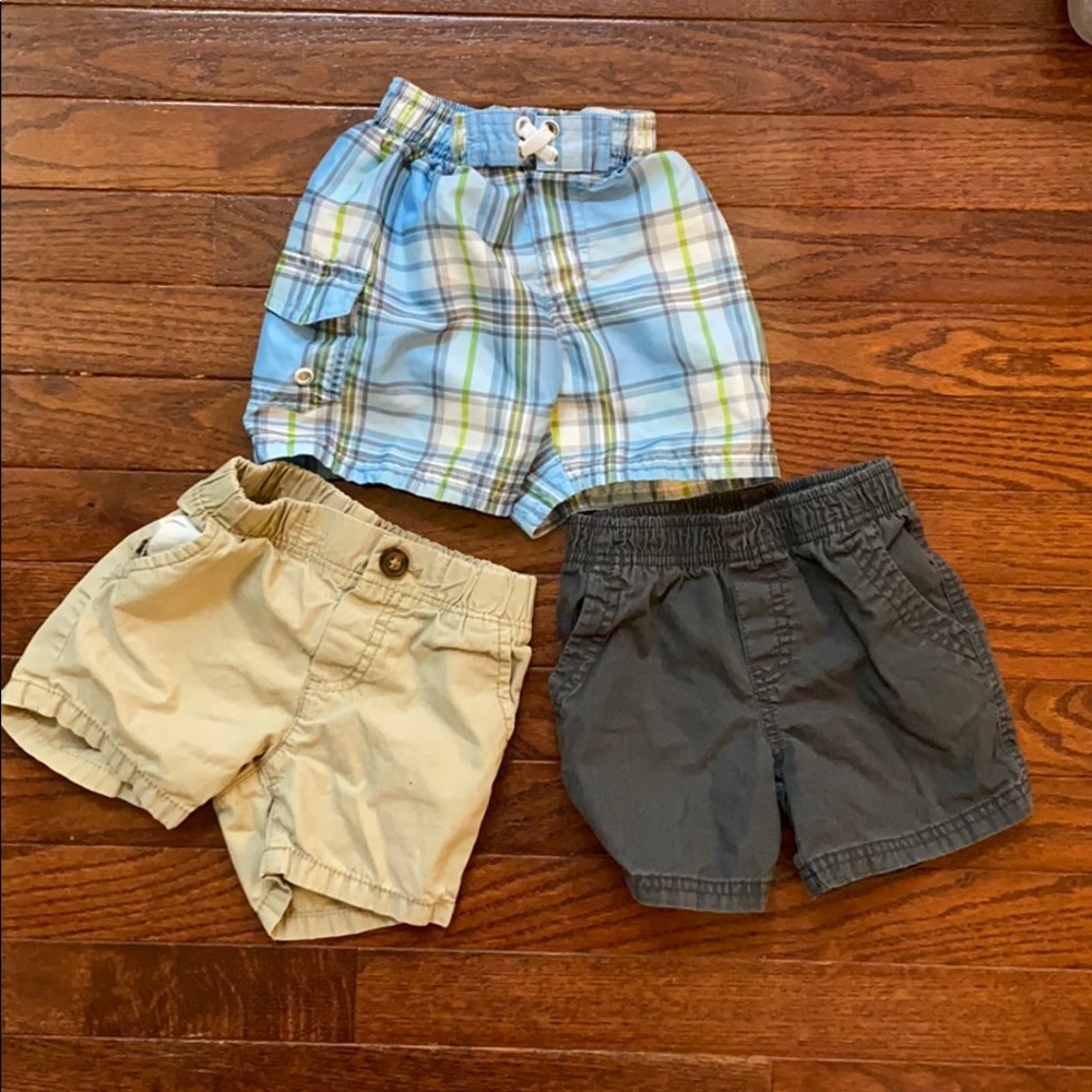 Boys summer bottom bundle - 2 shorts, 1 swimsuit